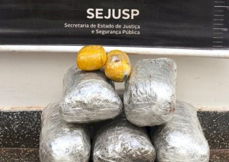 HOMEM QUE SEGUIA COM DROGA EM ÔNIBUS PARA CAARAPÓ É PRESO PELO DOF