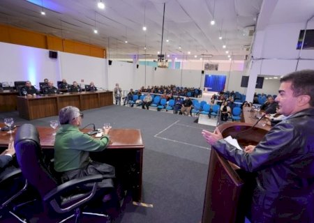 PREFEITURA DE DOURADOS FORMA AGENTES DA PATRULHA MARIA DA PENHA E MARÇAL DESTACA PAPEL DA GUARDA MUNICIPAL