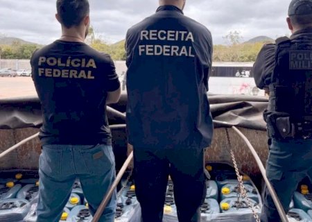 RECEITA FEDERAL APREENDE ÉTER CAPAZ DE PRODUZIR 75 TONELADAS DE COCAÍNA