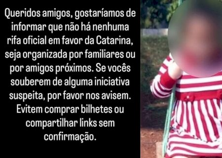 FAMÍLIA DESMENTE RIFA SOBRE CRIANÇA QUE PERDEU A PERNA NO ACIDENTE DE CORUMBÁ