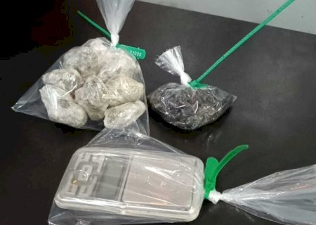 INTERNO DO SEMIABERTO DE DOURADOS É FLAGRADO COM PORÇÕES DE MACONHA EM CELA