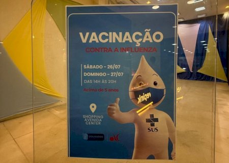PREFEITURA LEVA VACINA CONTRA A INFLUENZA AO SHOPPING AVENIDA CENTER NO FIM DE SEMANA