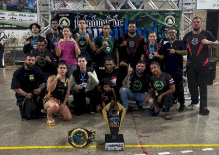 FFT CONQUISTA 59 MEDALHAS E É ELEITA A MELHOR EQUIPE DE MUAYTHAI DO MS PELA QUINTA VEZ