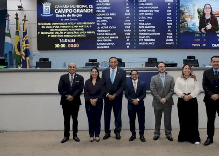 VEREADORES ELEGEM COMPOSIÇÃO DA MESA DIRETORA QUE ESTARÁ À FRENTE DA CÂMARA CG NO BIÊNIO 2027-2028