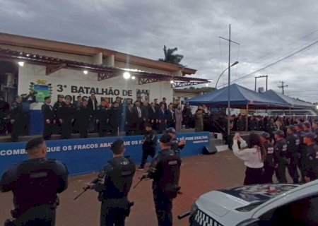 POLÍCIA MILITAR TROCA COMANDO DO 3º BATALHÃO EM DOURADOS