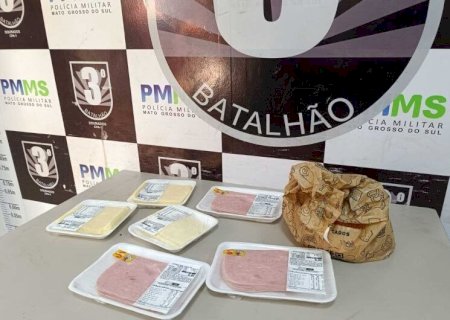 HOMEM É DETIDO APÓS FURTAR ALIMENTOS EM MERCADO DE DOURADOS
