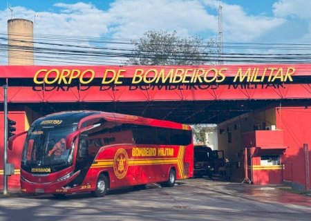 BOMBEIROS DE MS RECEBEM PRIMEIRO ÔNIBUS INTERESTADUAL PARA COMBATER INCÊNDIOS