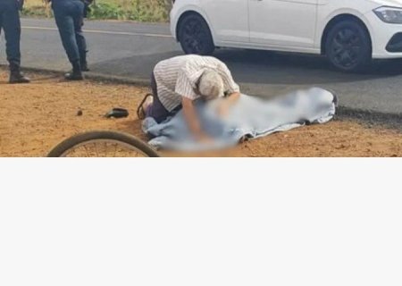 CICLISTA MORRE ATROPELADO POR CAMINHONETE NA MS-276, EM DEODÁPOLIS