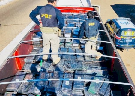 EM UMA SEMANA, POLÍCIA RODOVIÁRIA FEDERAL APREENDE MAIS DE 5,5 TONELADAS DE DROGAS EM MS