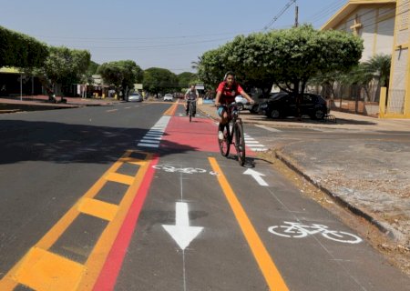 PREFEITURA REVITALIZA CICLOFAIXAS E REFORÇA SEGURANÇA NO TRÂNSITO DE DOURADOS
