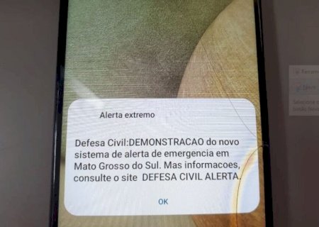 ALERTA DE TESTE DA DEFESA CIVIL ATRASOU PORQUE MS 'ENTROU NA FILA'