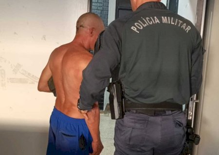 EM DOURADOS, EVADIDO DO SEMIABERTO É PRESO COM PASTA BASE EM GARRAFA PET
