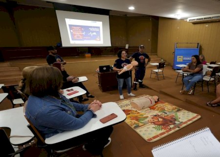 PREFEITURA DE DOURADOS E SAMU CAPACITAM EDUCADORES DA REDE MUNICIPAL PARA PRIMEIROS SOCORROS