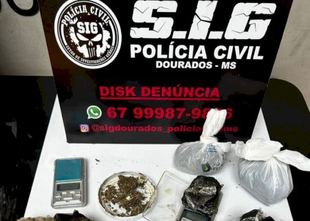 EM DOURADOS, HOMEM É PRESO POR TRÁFICO DE DROGAS PRÓXIMO A ESCOLA NO JARDIM CLÍMAX