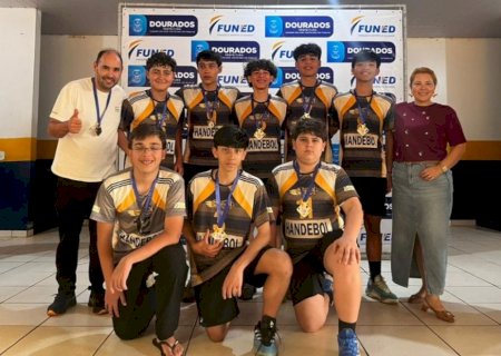 JOGOS DA JUVENTUDE DE DOURADOS JÁ TÊM OS CAMPEÕES DO HANDEBOL