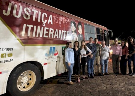 JUSTIÇA ITINERANTE DE DOURADOS REALIZA ABERTURA DE 51 AÇÕES EM AMAMBAI