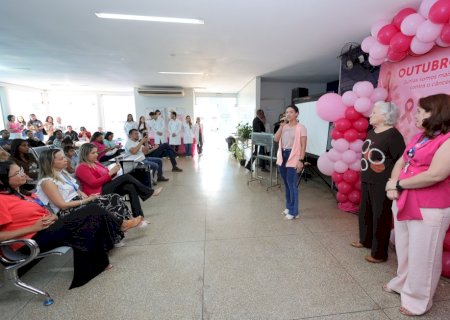 PREFEITURA ABRE CAMPANHA OUTUBRO ROSA COM AÇÕES NO CENTRO DE ATENDIMENTO À MULHER