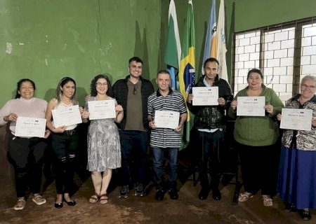 NÚCLEO ROTARY DA VILA SÃO BRAZ EM DOURADOS EMPOSSA NOVA DIRETORIA PARA O BIÊNIO 2025-2026