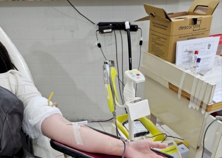 HEMOSUL DE DOURADOS ALERTA QUE ESTOQUES DE SANGUE ESTÃO EM NÍVEL CRÍTICO