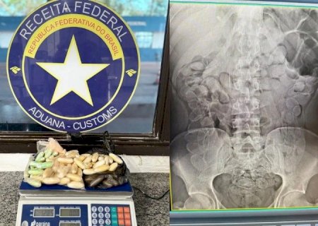 HOMEM É PRESO COM 90 CÁPSULAS DE COCAÍNA NO ESTÔMAGO