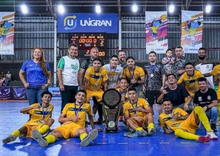 JUVENTUDE AG E EIA DOURADOS CONQUISTAM OS TÍTULOS DO FUTSAL NOS JOGOS ABERTOS