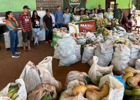 PREFEITURA DE DOURADOS DISTRIBUI MAIS 5 TONELADAS DE ALIMENTOS NO PAA INDÍGENA E CHEGA A 15 TONELADAS EM 2026