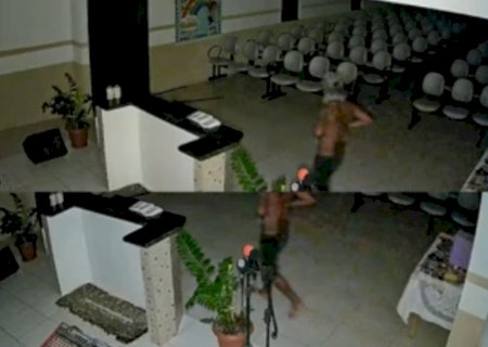 LADRÃO FURTA IGREJA PARA COMPRAR CRACK E ACABA PRESO PELA POLÍCIA