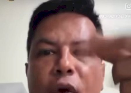 PREFEITO DE GLÓRIA DE DOURADOS PERDE A COMPOSTURA E ATACA JORNALISTA COM INSULTOS CHULOS