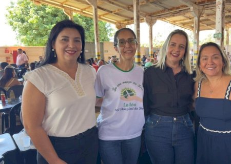 LIA NOGUEIRA REFORÇA APOIO AO HOSPITAL DA SIAS EM FÁTIMA DO SUL