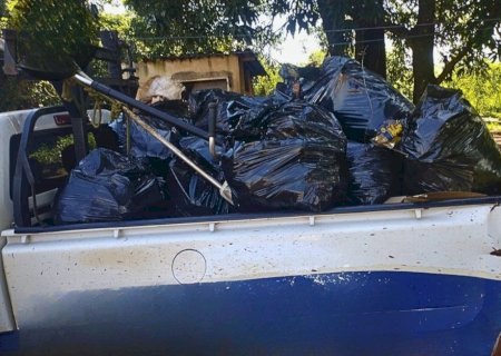 PREFEITURA RETIRA 20 TONELADAS DE LIXO NA RESERVA INDÍGENA E REFORÇA COMBATE À CHIKUNGUNYA