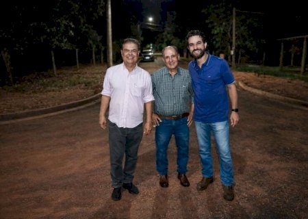 ARTICULAÇÃO POLÍTICA VIABILIZA PAVIMENTAÇÃO DE DISTRITO EM DEODÁPOLIS