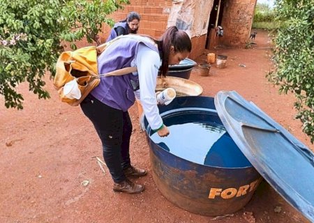 AGENTES VISTORIAM 2.706 CASAS NAS ALDEIAS E ELIMINAM 617 FOCOS DO AEDES AEGYPTI