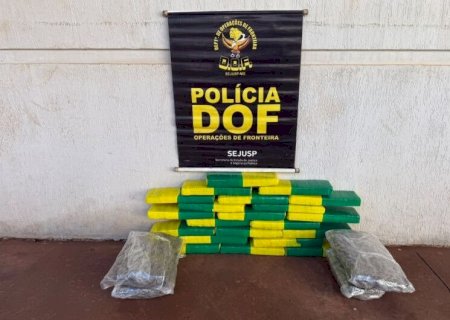 MACONHA 'VERDE E AMARELA' É APREENDIDA COM PASSAGEIRO DE ÔNIBUS
