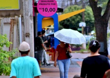 DOURADOS ENTRA EM ALERTA PARA CHUVAS INTENSAS E QUEDA DE TEMPERATURA NO FIM DE SEMANA