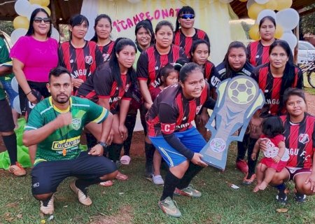 PREFEITURA INCENTIVA ESPORTE NA ALDEIA COM APOIO AO CAMPEONATO FEMININO DE FUTEBOL