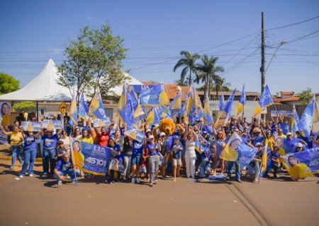 LIA NOGUEIRA LANÇA CAMPANHA À REELEIÇÃO COM MARCA DE PRESENÇA E ENTREGAS