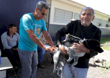 PREFEITURA AMPLIA VACINAÇÃO ANTIRRÁBICA E LEVA ATENDIMENTO PARA RESIDENCIAIS DE DOURADOS